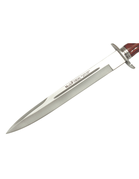 Muela Urial 9283 knife 19cm stainless steel blade cocobolo handle + leather sheath
