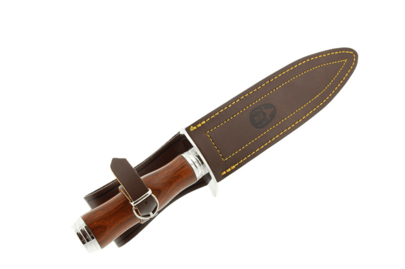 Muela Urial 9283 Messer mit 19cm Klinge aus rostfreiem Stahl und Griff aus Cocobolo + Lederetui