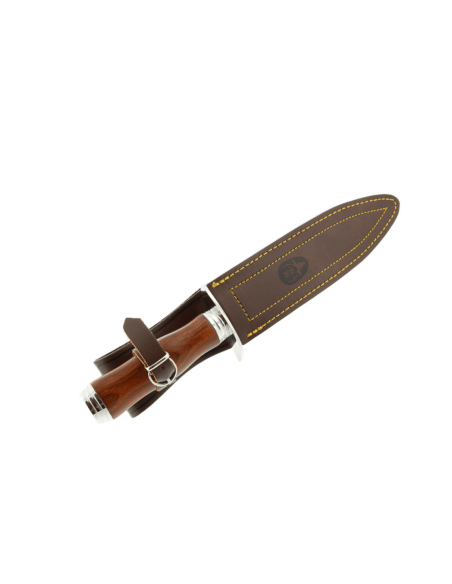Muela Urial 9283 veitsi 19cm ruostumattomasta teräksestä terä cocobolo kahva + nahka tuppi