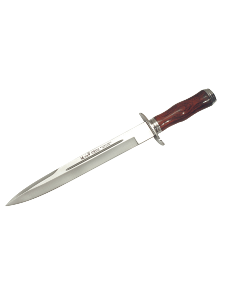 Muela Urial 9283 knife 19cm stainless steel blade cocobolo handle + leather sheath