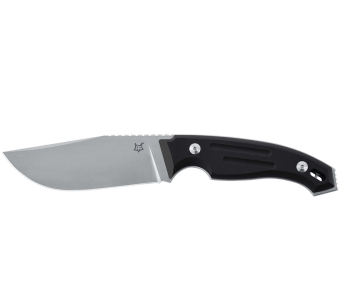 Messer Fox Octopus Vulgaris FX.510 Klinge 11,5cm Griff G10 schwarz + Lederetui
