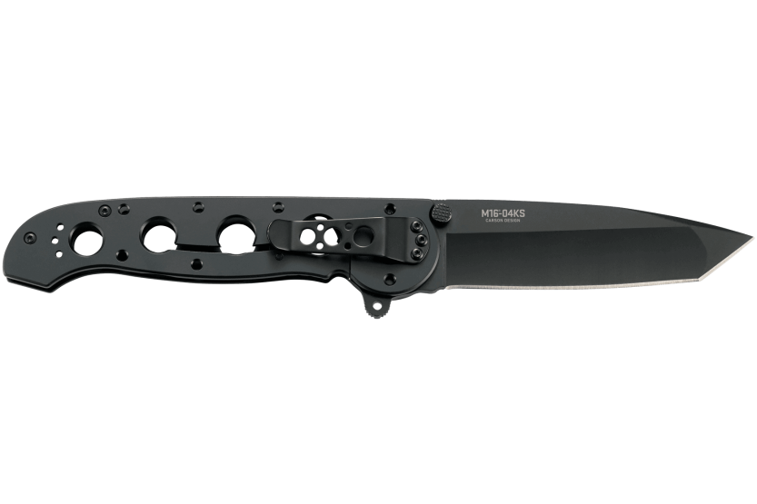 CRKT M16-03KS foldekniv sort 12 cm hulhåndtag