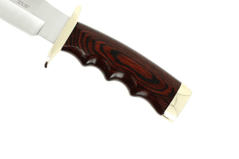 Muela Bufalo 9258 coltello 17 cm lama in acciaio inox manico rosso stamina + fodero in pelle