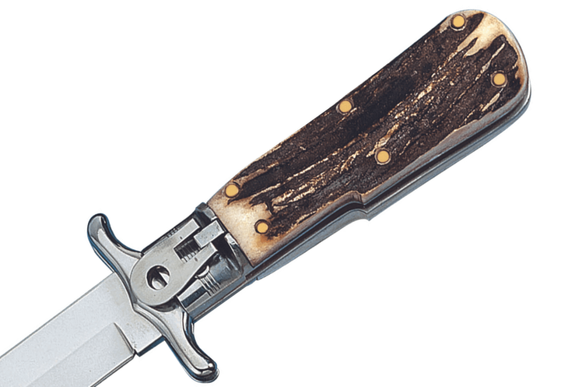 Fox Special Hunter 648 taittoveitsi 11cm aito peurakahva + nahkatuppi