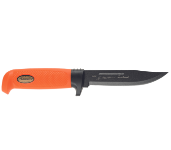 Marttiini Big Game Knife 390024 13 cm blad oransje gummihåndtak + etui