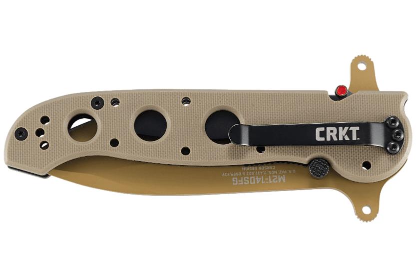 CRKT M21-14DSFG foldekniv G10 håndtag deserted 13cm