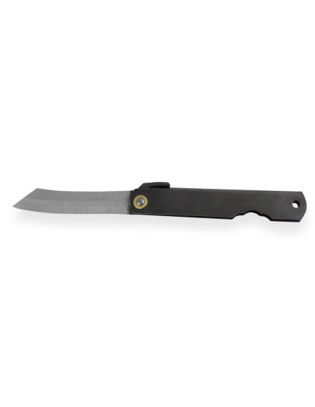 Taschenmesser Higonokami Kanetsune Klinge 7cm Stahlgriff schwarz