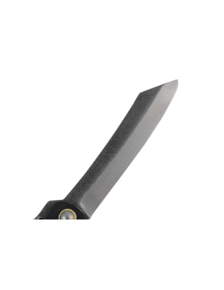 Higonokami Kanetsune lommekniv 7,5 cm klinge sort stålhåndtag