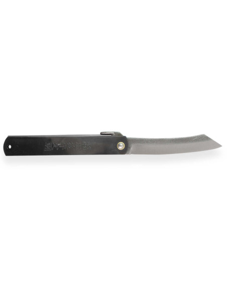 Canivete Higonokami Kanetsune Lâmina de 9,5 cm Cabo de aço preto