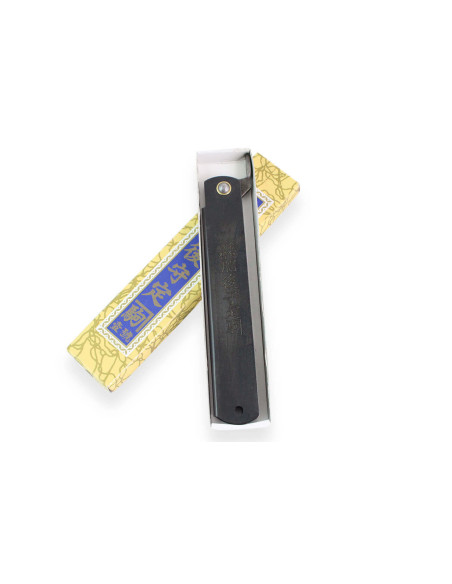 Canivete Higonokami Kanetsune Lâmina de 9,5 cm Cabo de aço preto