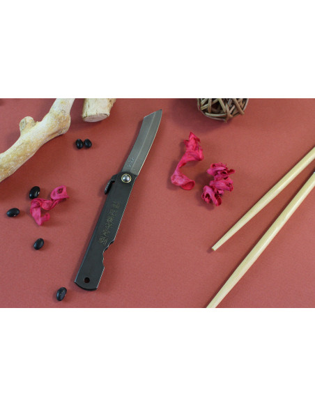 Canivete Higonokami Kanetsune Lâmina de aço SK-5 de 7 cm