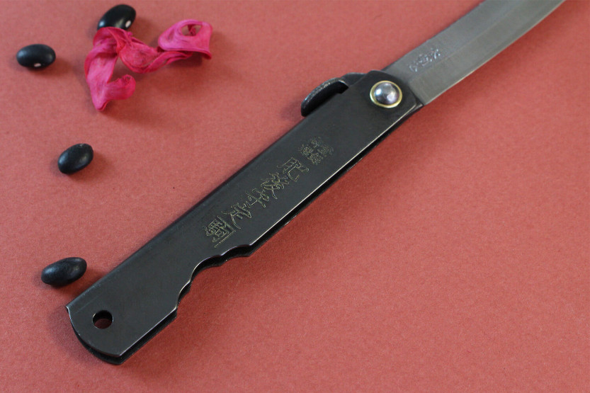 Canivete Higonokami Kanetsune Lâmina de aço SK-5 de 7 cm
