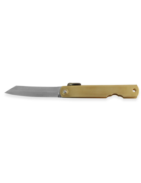 Higonokami Kanetsune zakmes 7cm lemmet messing handvat