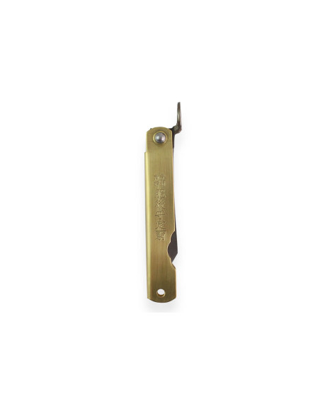 Higonokami Kanetsune zakmes 7cm lemmet messing handvat