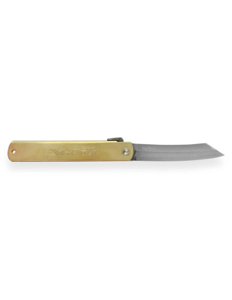 Higonokami Kanetsune fickkniv 9cm blad mässingshandtag