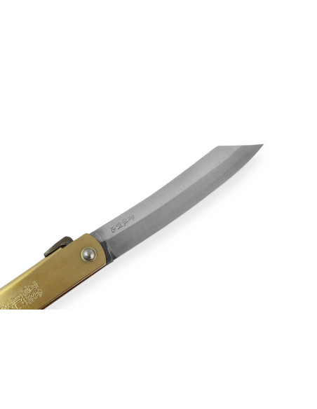 Higonokami Kanetsune fickkniv 9cm blad mässingshandtag