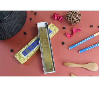 Coltello tascabile Higonokami Kanetsune lama da 9 cm manico in ottone 2