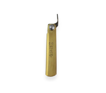 Higonokami Kanetsune 4cm stål SK-5 mässingshandtag fickkniv 2