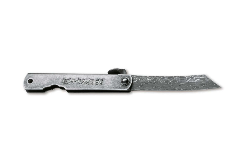 Higonokami Böker Kinzoku lommekniv 7,5 cm damaskusblad