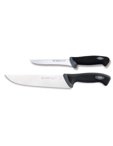 2 kpl SANELLI Gourmet ammattilaislihaveitset, luuttu 16cm + lihaveitsi 22cm