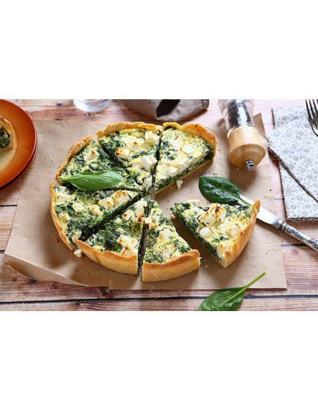 Anel para tartes De Buyer em aço inoxidável com rebordo enrolado 24cm - altura 2cm