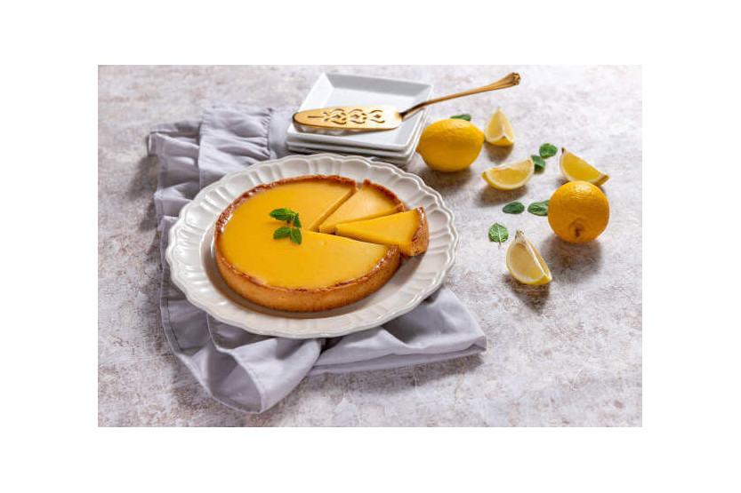 Anello per crostata in acciaio inox De Buyer con bordo arrotolato 28 cm - altezza 2 cm