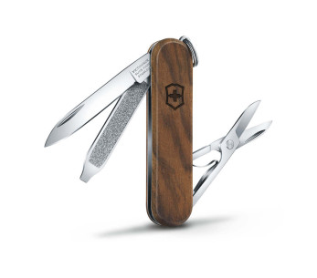 Victorinox Zwitsers zakmes 3 stuks 58mm Classic SD Walnut 5 functies 2