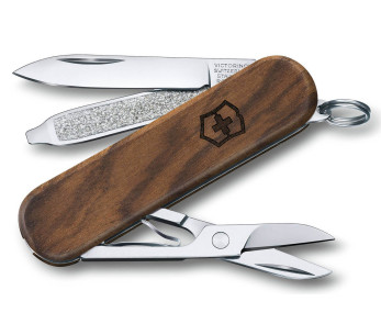 Victorinox Coltellino svizzero 3 pezzi 58 mm Classic SD Noce 5 funzioni