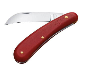 Faca serpette Victorinox 11cm com cabo de nylon vermelho