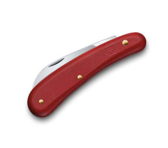 Faca serpette Victorinox 11cm com cabo de nylon vermelho 2
