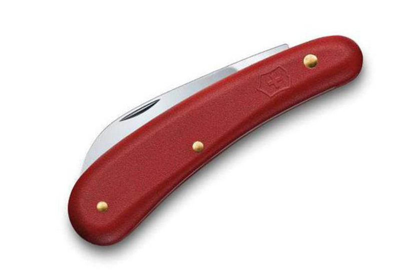 Victorinox 11 cm serpettekniv med rødt nylonhåndtag
