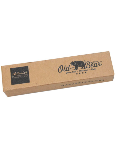 Klappbares Pilzmesser Old Bear Griff 11cm Olivenbaum mit Zwinge