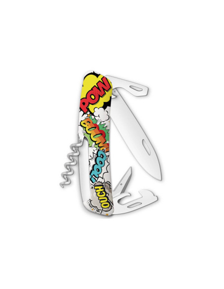 SWIZA D03 Pop Art 3 11-function 95mm multifunction knife