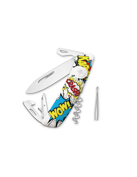 SWIZA D03 Pop Art 3 11-function 95mm multifunction knife