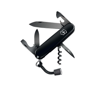 Victorinox schweizisk fickkniv Spartan Onyx Black Edition 91mm 13 funktioner