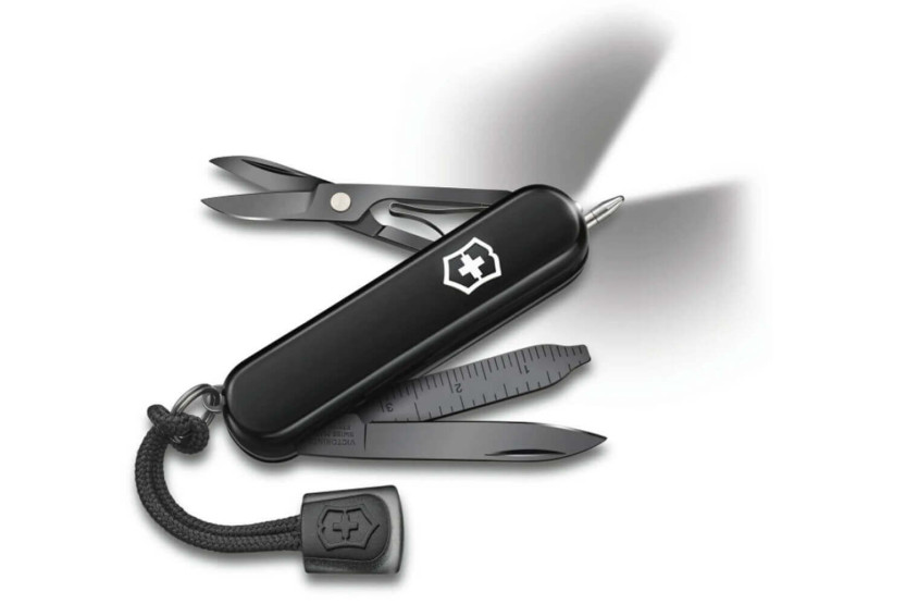 Victorinox Zwitsers zakmes Signature Lite onyx Black Edition 58mm 8 functies
