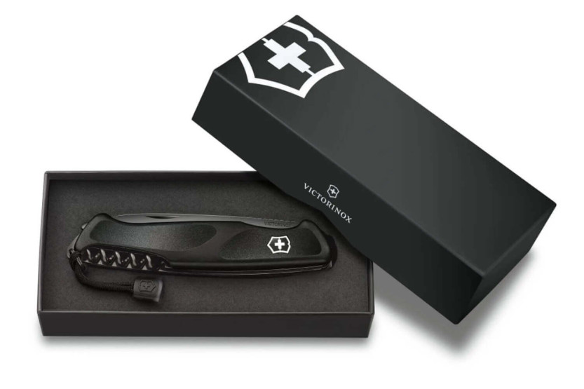 Victorinox Coltello svizzero Ranger grip 55 onyx Black Edition 130 mm 12 funzioni