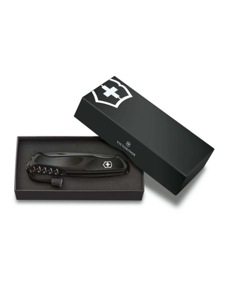 Victorinox schweizisk lommekniv Ranger grip 55 onyx Black Edition 130mm 12 funktioner