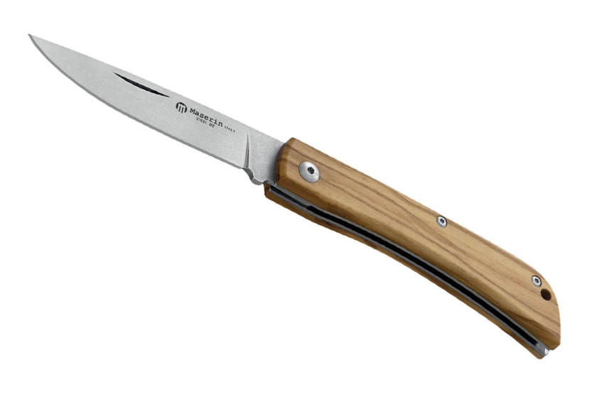 Maserin Scout foldekniv 10,5 cm med håndtak i oliventre