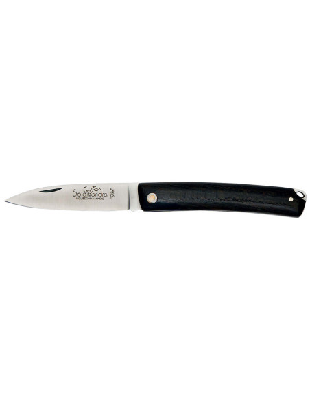 Salamandra foldekniv 10 cm med håndtak i ziricote + etui