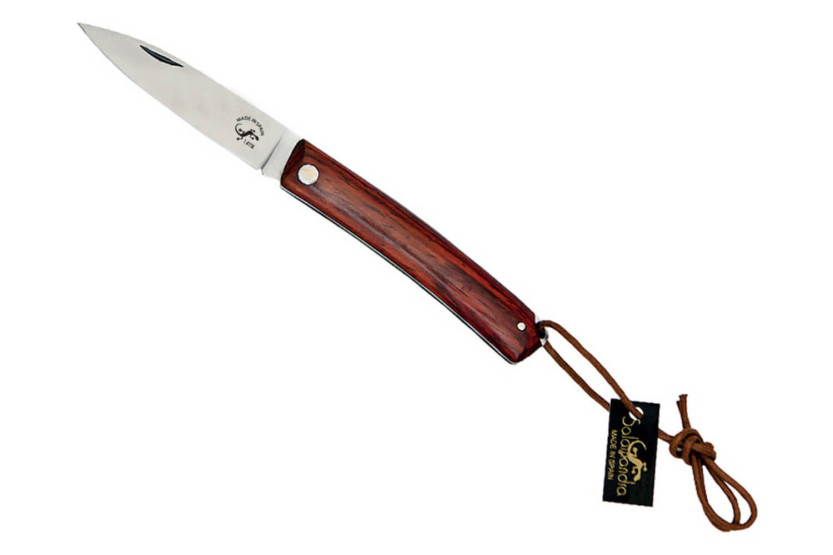 Salamandra vouwmes 10cm cocobolo heft + etui