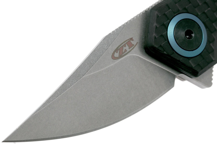 ZT0022 Cuchillo plegable Zero Tolerance 7.5cm mango titanio carbono