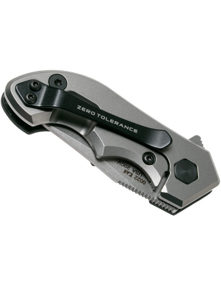ZT0022 Zero Tolerance foldekniv 7,5 cm titanium carbon håndtag
