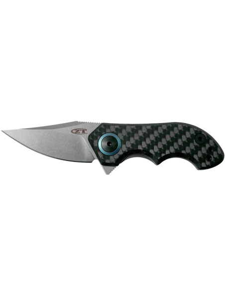 ZT0022 Zero Tolerance foldekniv 7,5 cm titanium carbon håndtag