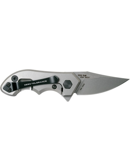 ZT0022 Zero Tolerance foldekniv 7,5 cm titanium carbon håndtag