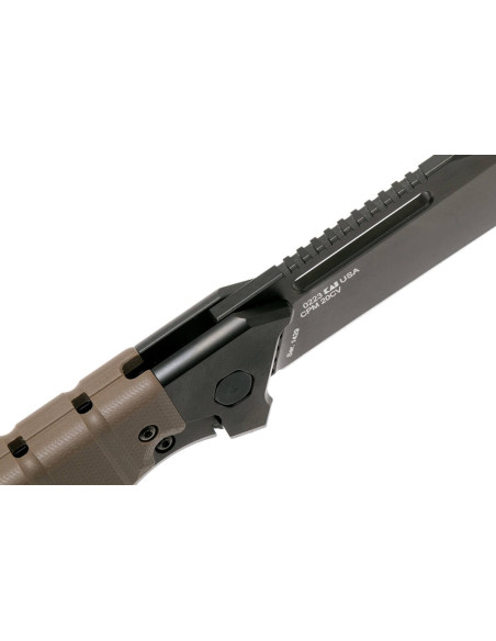 0223 Navalha dobrável Zero Tolerance com cabo em titânio G10 de 12,8 cm