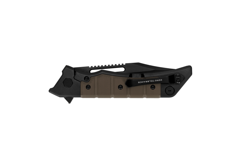 0223 Navalha dobrável Zero Tolerance com cabo em titânio G10 de 12,8 cm