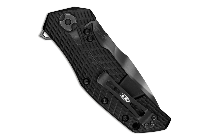 ZT0308BLKTS Cuchillo Plegable Zero Tolerance Tiger Strip Mango G10 Titanio Negro 13.2cm