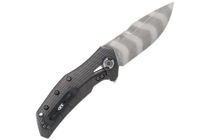 ZT0308BLKTS Cuchillo Plegable Zero Tolerance Tiger Strip Mango G10 Titanio Negro 13.2cm