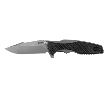 ZT0393GLCF Faca dobrável Zero Tolerance Cabo em titânio e fibra de carbono fosforescente com 12,1 cm